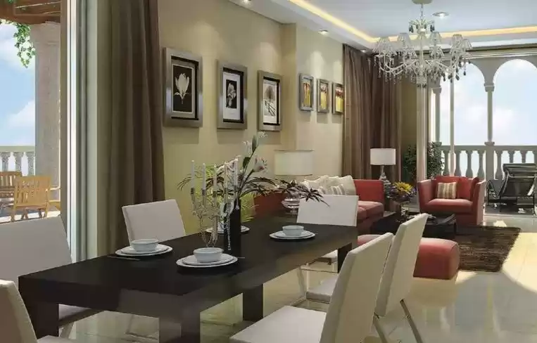 Residencial Listo Propiedad 1 + habitación de servicio S / F Apartamento  venta en al-sad , Doha #11851 - 1  image 